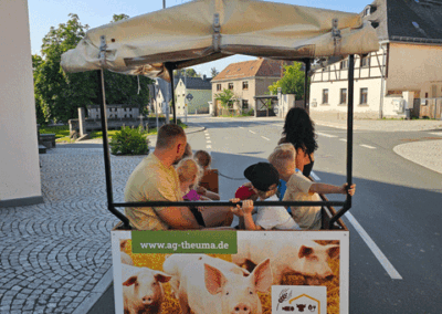 Ausflug der Kita Sonnenkäfer zur Agrargenossenschaft Theuma 1
