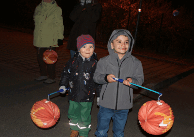 Laternenfest mit Umzug in der Kita "Kinderland Pausa"