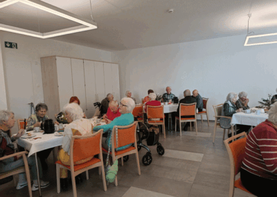 Weihnachtsfeier der Bewohner*innen unseres Betreuten Wohnens in Lengenfeld