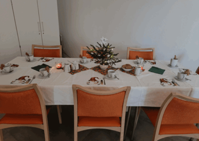 Weihnachtsfeier der Bewohner*innen unseres Betreuten Wohnens in Lengenfeld