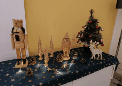 Weihnachtsfeier der Bewohner*innen unseres Betreuten Wohnens in Lengenfeld