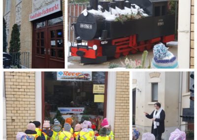 Kita Pfiffikus - Gruppe "Schlaue Füchse" besuchte Modellbahn-Ausstellung