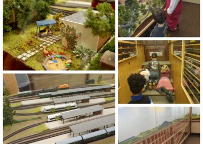 Kita Pfiffikus - Gruppe "Schlaue Füchse" besuchte Modellbahn-Ausstellung