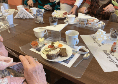 Tagespflege Oelsnitz - gemeinsames Frühstück