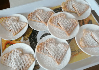 Tagespflege Oelsnitz - Waffeln backen