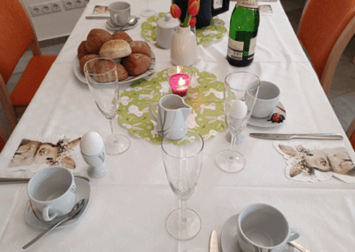 Betreutes Wohnen Lengenfeld - gemeinsames Osterfrühstück