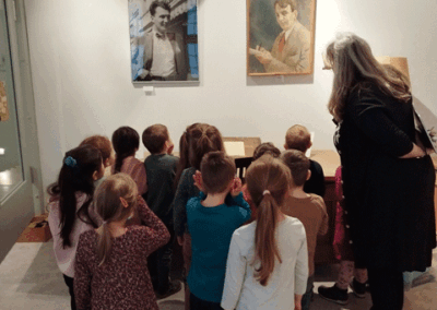 Kita Pfiffikus - Besuch in der Galerie e.o.plauen