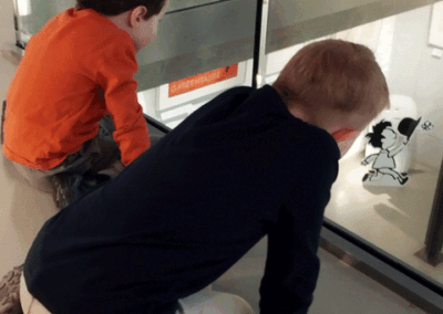 Kita Pfiffikus - Besuch in der Galerie e.o.plauen