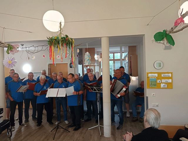 Altenpflegeheim Stadtmitte - Auftritt Gesangsverein