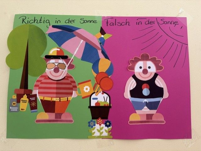 Kinderland Pausa - Sonnenschutzprojekt - Plakat